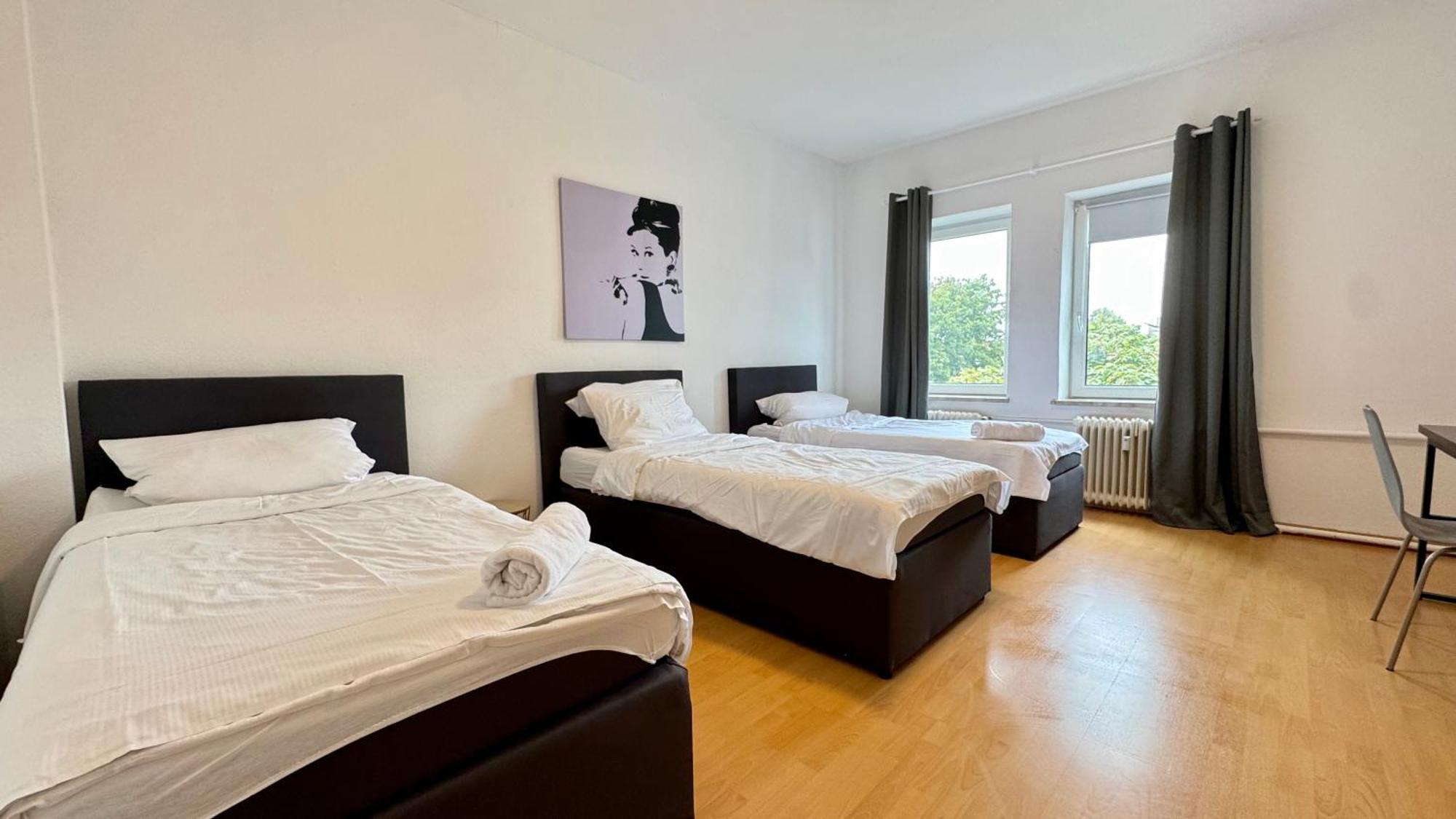 Apartments Im Herzen Von Neumuenster Innenstadt & Hbf Fusslaeufig, Mit Privatparkplatz Dış mekan fotoğraf